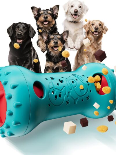Interactive Dog Toys,Adjustable Treat Dispensing Toy to Keep Them Busy